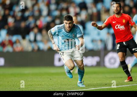 Vigo, Espagne. 6th mars 2022. Javi Galan (Celta) football: Match espagnol 'la Liga Santander' entre RC Celta de Vigo 4-3 RCD Mallorca à l'Estadio Abanca Balaidos à Vigo, Espagne . Crédit: Mutsu Kawamori/AFLO/Alay Live News Banque D'Images