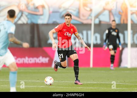 Vigo, Espagne. 6th mars 2022. Antonio Raillo (Mallorca) football : Espagnol 'la Liga Santander' match entre RC Celta de Vigo 4-3 RCD Mallorca à l'Estadio Abanca Balaidos à Vigo, Espagne . Crédit: Mutsu Kawamori/AFLO/Alay Live News Banque D'Images