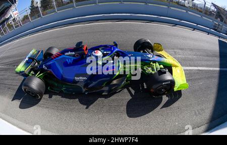 Circuit de Barcelone-Catalunya, Montmelo, Espagne, 23,2.2022, Motorsport: Formule 1 saison 2022, essais pré-saison - Nicholas Latifi (CAN), Williams FW44 Banque D'Images