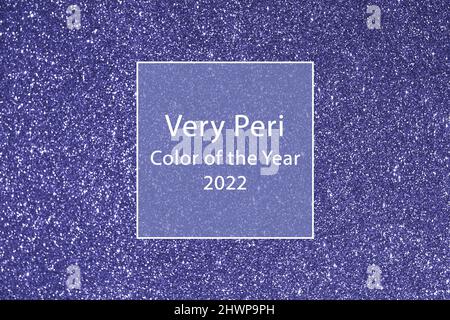 Fond violet brillant avec effet pailleté. Très peri couleur de l'année 2020 Banque D'Images