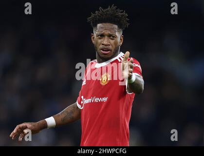 Manchester, Royaume-Uni. 6th mars 2022. Fred de Manchester United lors du match de la Premier League au Etihad Stadium de Manchester. Crédit photo à lire : Darren Staples/Sportimage crédit : Sportimage/Alay Live News Banque D'Images