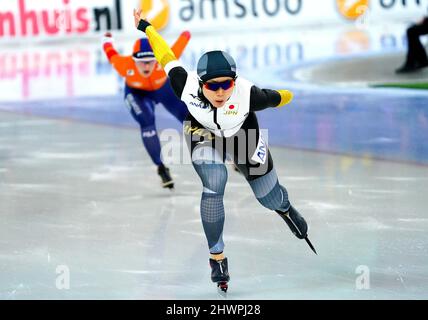 Irene Schouten Miho Takagi (JPN) Championnats du monde de patinage de vitesse Sprint et Allround le 6 mars 2022 dans le Vikingskipet à Hamar, Norvège photo par SCS/Soenar Chamid/AFLO (PAYS-BAS OUT) Banque D'Images