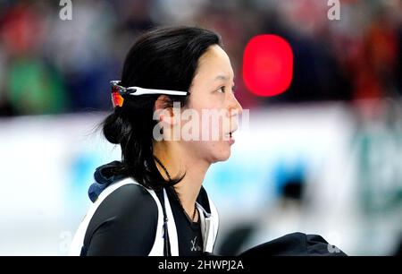 Irene Schouten Miho Takagi (JPN) Championnats du monde de patinage de vitesse Sprint et Allround le 6 mars 2022 dans le Vikingskipet à Hamar, Norvège photo par SCS/Soenar Chamid/AFLO (PAYS-BAS OUT) Banque D'Images