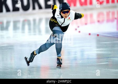 Irene Schouten Miho Takagi (JPN) Championnats du monde de patinage de vitesse Sprint et Allround le 6 mars 2022 dans le Vikingskipet à Hamar, Norvège photo par SCS/Soenar Chamid/AFLO (PAYS-BAS OUT) Banque D'Images