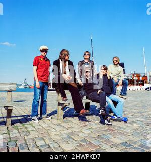 The Soundtrack of Our Lives band, Gothenberg Harbour, (Göteborg), Göteborg, Suède. Banque D'Images