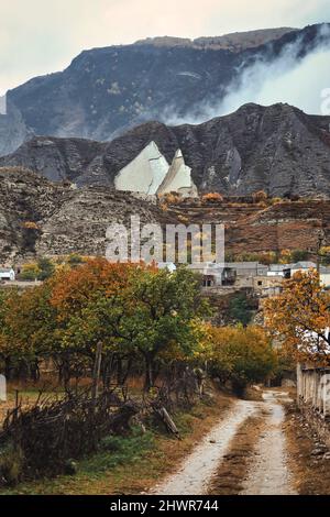 Russie, Dagestan, village de montagne isolé dans le Nord du Caucase Banque D'Images