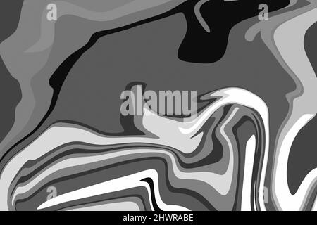 Fond psychédélique plat groovy. Papier peint abstrait dessiné à la main. Banque D'Images