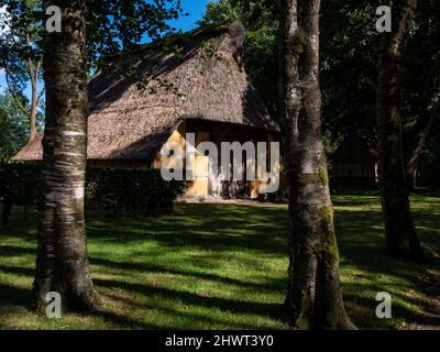 Le musée en plein air Ammerlaender Bauernhaus est un musée en plein air situé dans la municipalité de Bad Zwischenahn, en Basse-Saxe, dans le district d'Ammerland. Banque D'Images