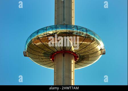 Brighton British Airways i360 tour en gros plan Banque D'Images