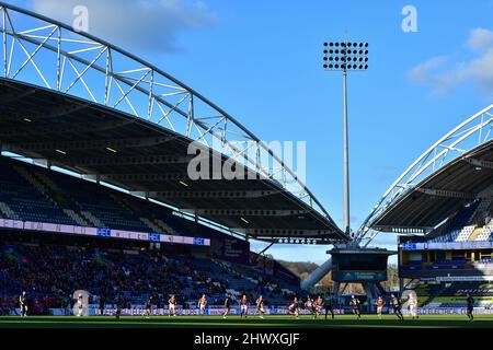 Huddersfield, Angleterre - 6th mars 2022 - vue d'ensemble pendant la ligue de rugby Betfred Super League Round 4 Huddersfield Giants vs Salford Red Devils au stade John Smith, Huddersfield, Royaume-Uni Dean Williams Banque D'Images