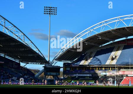 Huddersfield, Angleterre - 6th mars 2022 - vue d'ensemble pendant la ligue de rugby Betfred Super League Round 4 Huddersfield Giants vs Salford Red Devils au stade John Smith, Huddersfield, Royaume-Uni Dean Williams Banque D'Images