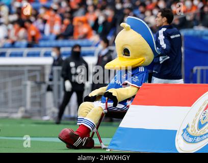 Nissan Stadium, Kanagawa, Japon. 6th mars 2022. Marinos-kun (FMarinos), 6 MARS 2022 - football : 2022 J1 match de ligue entre Yokohama F. Marinos 2-0 Shimizu S-Pulse au Nissan Stadium, Kanagawa, Japon. Credit: AFLO/Alay Live News Banque D'Images