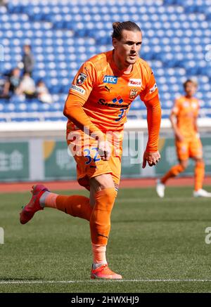 Nissan Stadium, Kanagawa, Japon. 6th mars 2022. Benjamin Kololli (S-Pulse), 6 MARS 2022 - football : 2022 J1 match de ligue entre Yokohama F. Marinos 2-0 Shimizu S-Pulse au Nissan Stadium, Kanagawa, Japon. Credit: AFLO/Alay Live News Banque D'Images