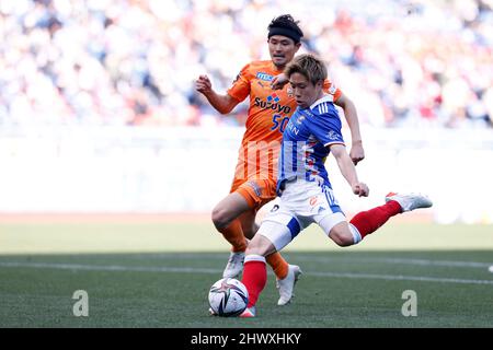 Nissan Stadium, Kanagawa, Japon. 6th mars 2022. Yuta Koike (F.Marinos), 6 MARS 2022 - football : 2022 J1 rencontre de la ligue entre Yokohama F. Marinos 2-0 Shimizu S-Pulse au Nissan Stadium, Kanagawa, Japon. Credit: AFLO/Alay Live News Banque D'Images