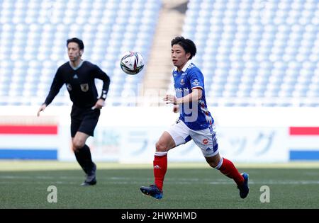 Nissan Stadium, Kanagawa, Japon. 6th mars 2022. Kaina Yoshio (F.Marinos), 6 MARS 2022 - football : 2022 J1 match de la ligue entre Yokohama F. Marinos 2-0 Shimizu S-Pulse au Nissan Stadium, Kanagawa, Japon. Credit: AFLO/Alay Live News Banque D'Images