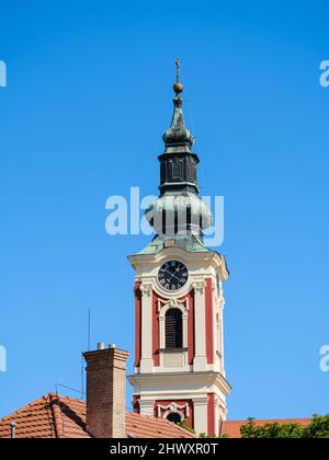 Église Belgrad-szekesegyhaz (Belgrade - Église serbe). La ville de Szentendre près de Budapest. Europe, Europe de l'est, Hongrie Banque D'Images