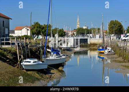 Port de plaisance de la Tremblade, commune française, située dans le département de la Charente-Maritime et la région Nouvelle-Aquitaine Banque D'Images