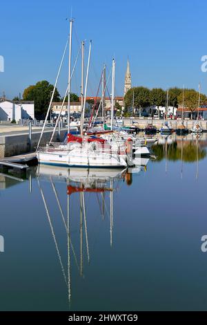 Port de plaisance de la Tremblade, commune française, située dans le département de la Charente-Maritime et la région Nouvelle-Aquitaine Banque D'Images