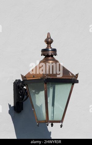 Lampe de la voiture Crown public House Old Harlow Essex Banque D'Images