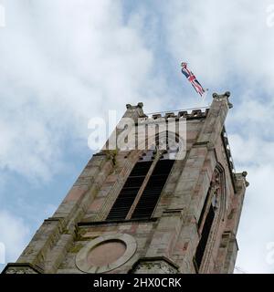 Église anglicane St Georges à Newcastle-Under-Lyme Staffordshire Banque D'Images