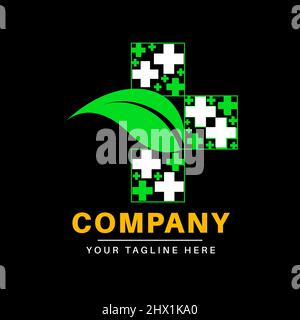 Symboles de croix médicale du médecin. Illustration de Vecteur