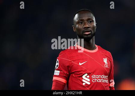 Liverpool, Royaume-Uni. 08 mars 2022. Naby Keita, du Liverpool FC, se présente lors de la manche de la Ligue des champions de l'UEFA lors du match de football de la deuxième jambe entre le Liverpool FC et le FC Internazionale. Credit: Nicolò Campo/Alay Live News Banque D'Images