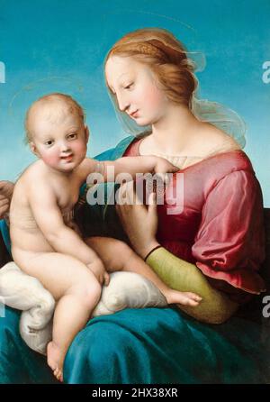 Raphaël, la Madonna Niccolini-Cowper, peinture à l'huile sur panneau, 1508 Banque D'Images