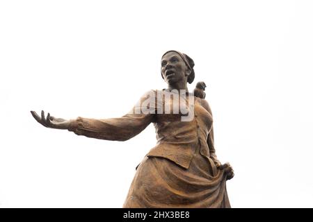 Statue de Harriet Tubman à l'université de Salisbury Salisbury, Maryland Banque D'Images