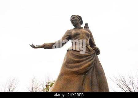 Statue de Harriet Tubman à l'université de Salisbury Salisbury, Maryland Banque D'Images