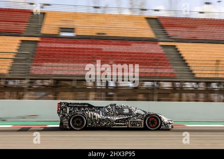 Porsche LMDh, Barcelone (E) test Banque D'Images