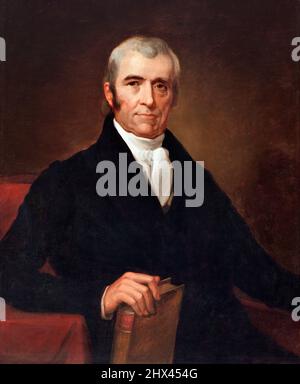 Quatrième juge en chef de la Cour suprême des États-Unis, John Marshall (1755-1835) par James Reid Lambdin, huile sur toile, après 1831 Banque D'Images