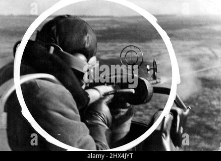 L'armée de l'air allemande -- Une mitrailleuse en action. 01 janvier 1939. Banque D'Images