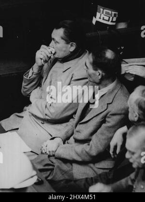 Criminels - sentiers de Nuremberg - dossier de guerre de l'Allemagne. 12 février 1946. (Photo par photo de presse associée). Banque D'Images