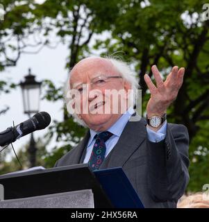 michael d higgins Banque D'Images