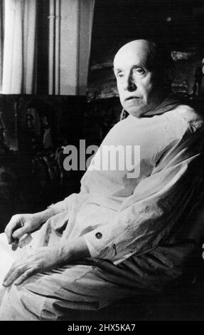 Georges Rouault - artiste. 18 novembre 1948. Banque D'Images
