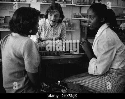 Ségrégation et intégration - écoles, étudiants, universités - Amérique. 09 septembre 1955. (Photo par look Magazine). Banque D'Images