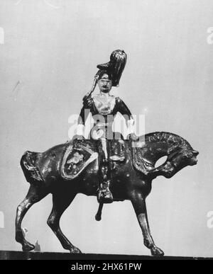 Soldats - jouets. 2 décembre 1953. Banque D'Images