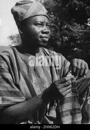 Autochtones africains, ian autochtones - artefacts - types de personnes. 04 janvier 1950.;natifs africains, ian natifs - artefacts - types de personnes. Banque D'Images