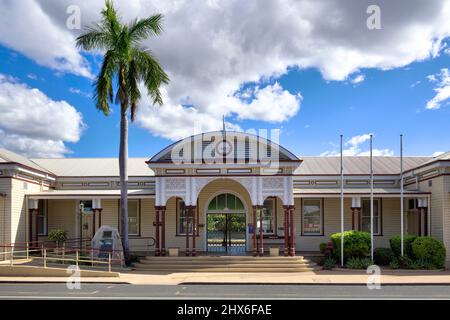 Gare historique d'Emerald Central Queensland Australie Banque D'Images