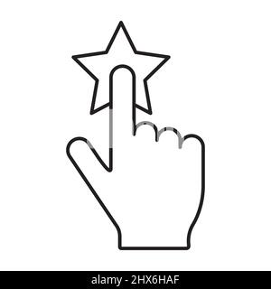 Symbole de réputation de crédibilité pour la conception graphique, le logo, le site Web, les médias sociaux, l'application mobile, IU Illustration de Vecteur