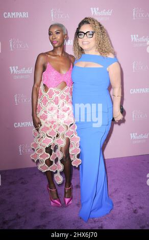 Santa Monica, États-Unis. 9th mars 2022. Derica Cole Washington, Ruth E. carter à l'arrivée des prix de la Guilde des designers de Costume 24th de la CDGA, The Eli and Edythe Broad Stage, Santa Monica, États-Unis le 9 mars 2022. Crédit : Elizabeth Goodenough/Everett Collection/Alay Live News Banque D'Images