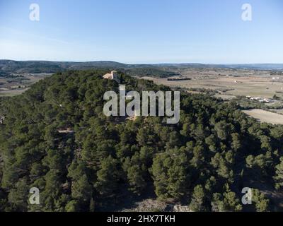 Chapelle Saint Martin à Roquefort des Corbières Banque D'Images