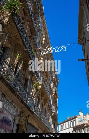 Cours Julien, quartier de la Plaine Marseille France Paca Banque D'Images