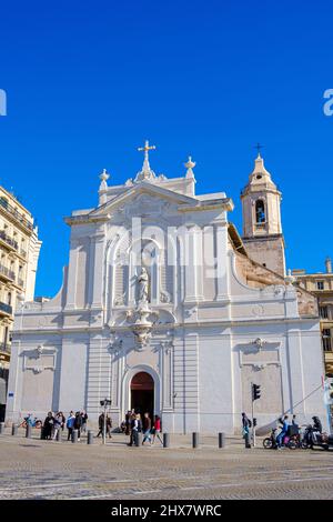 Marseille, Vieux Port, église Saint-Ferréol les Augustins, Bouches-du-Rhône (13) Banque D'Images