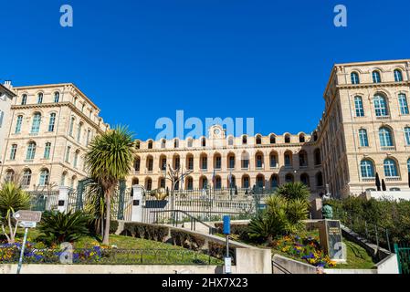 Marseille, quartier du Panier, l'hôtel Intercontinental et ancien hôtel Dieu XVIe siècle France Paca Banque D'Images