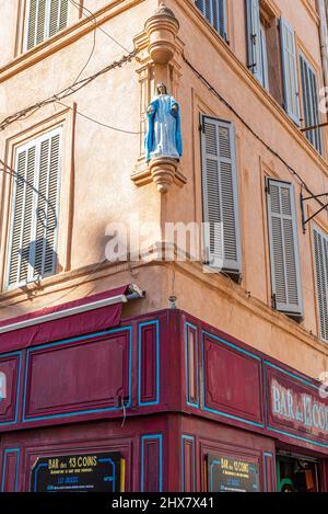 Le Panier Bar des 13 coins, Marseille France Paca Banque D'Images
