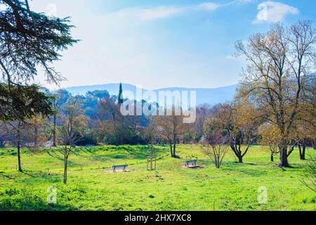 Parc du Château de la Buzine Marseille la Valentine France Paca Banque D'Images