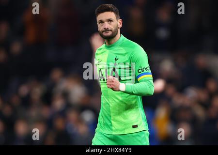 Hugo Lloris de Tottenham Hotspur - Tottenham Hotspur v Everton, Premier League, Tottenham Hotspur Stadium, Londres, Royaume-Uni - 7th mars 2022 utilisation éditoriale uniquement - des restrictions DataCo s'appliquent Banque D'Images