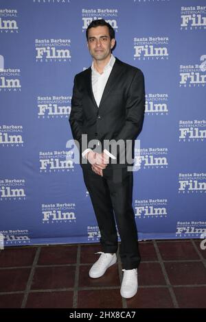 Santa Barbara, États-Unis. 09th mars 2022. Marcus Mizelle assiste à la cérémonie du Prix de la Vanguard du cinéma en l'honneur de Benoît Cumberbatch lors du Festival International du film de Santa Barbara 2022 au Arlington Theatre le 09 mars 2022 à Santa Barbara, Californie. Photo: Crash/imageSPACE crédit: Imagespace/Alamy Live News Banque D'Images