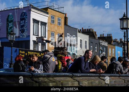 Macclesfield Bridge, Camden Town, Londres, Angleterre, Grande-Bretagne Banque D'Images